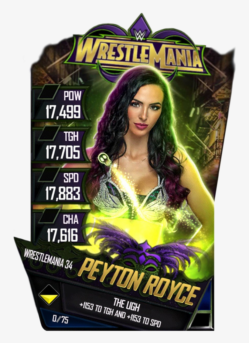 Supercard Peytonroyce S4 16 Beast Supercard Peytonroyce - Wwe Supercard Wrestlemania 34 Billie Kay, transparent png download