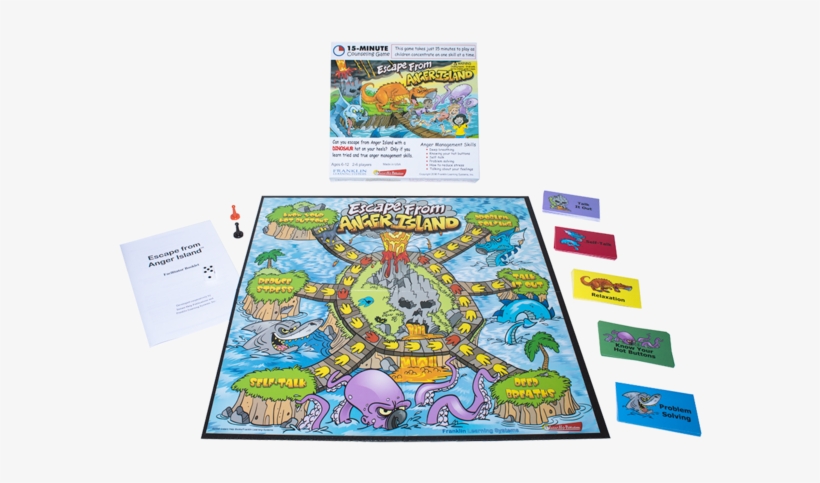 Escape From Anger Island - Escape From Anger Island Educational Board Game, transparent png download