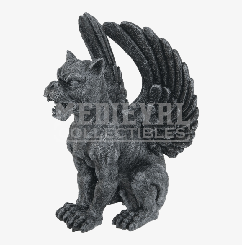 Winged Lioness Gargoyle Statue - Statue Of A Gargoyle, transparent png download