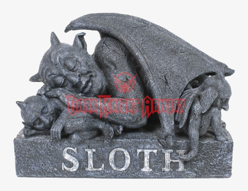 Gargoyle Sloth Statue - Statue, transparent png download