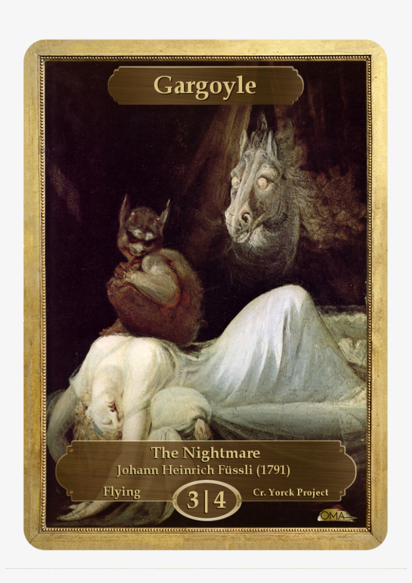 Gargoyle Token By Johann Heinrich Füssli - Henry Fuseli, transparent png download