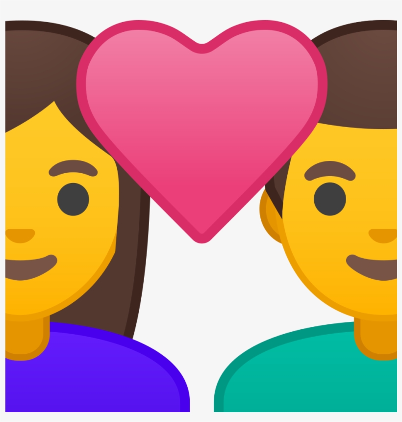 Download Download Svg Download Png Emoji Man With A Heart And A Woman Png Image Transparent Png Free Download On Seekpng
