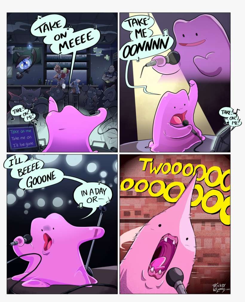 Arta-ha Ditto Is Evolving - Cartoon, transparent png download