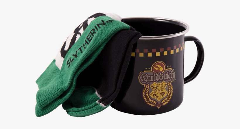 Slytherin Quidditch Mug & Socks Gift Set - Slytherin House, transparent png download