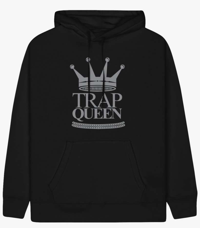 Fetty Wap "trap Queen" Black Hoodie - Hoodie, transparent png download
