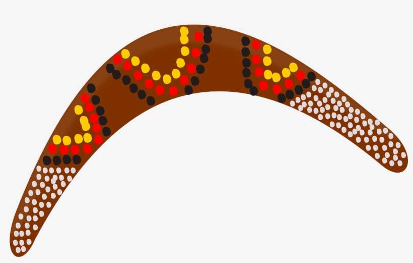 Australia, Boomerang Aboriginal Australia Wood Toy - Aboriginal Clipart, transparent png download