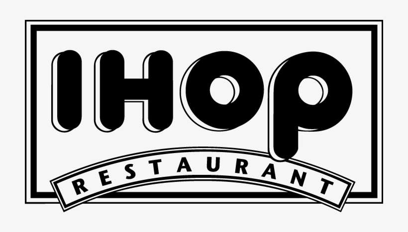 Free Vector Ihop Restaurants Logo2 - Ihop Logo Black And White, transparent png download