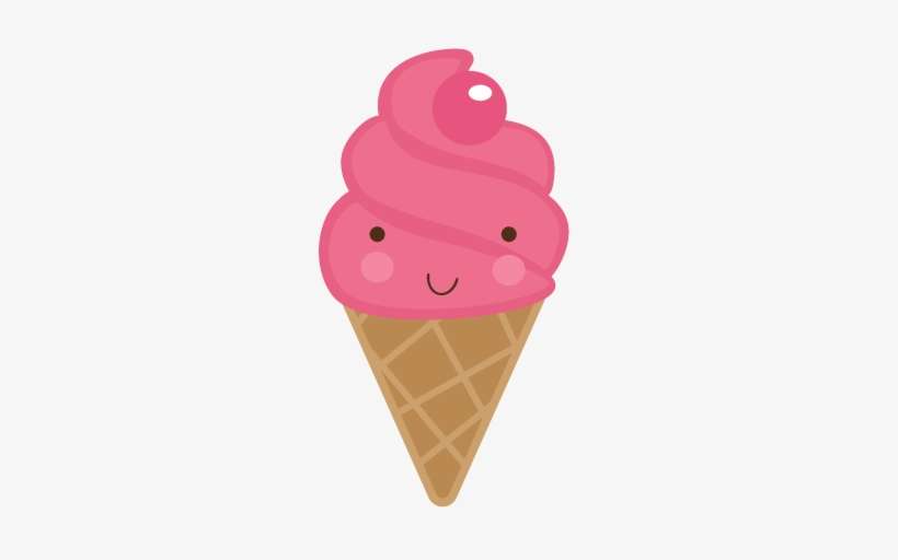 Transparent Stock Cute Cream Cone Svg Printables Pinterest - Cute Ice Cream Png, transparent png download