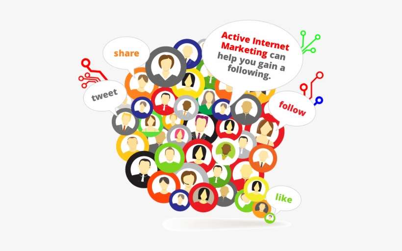 People Social Media Png, transparent png download