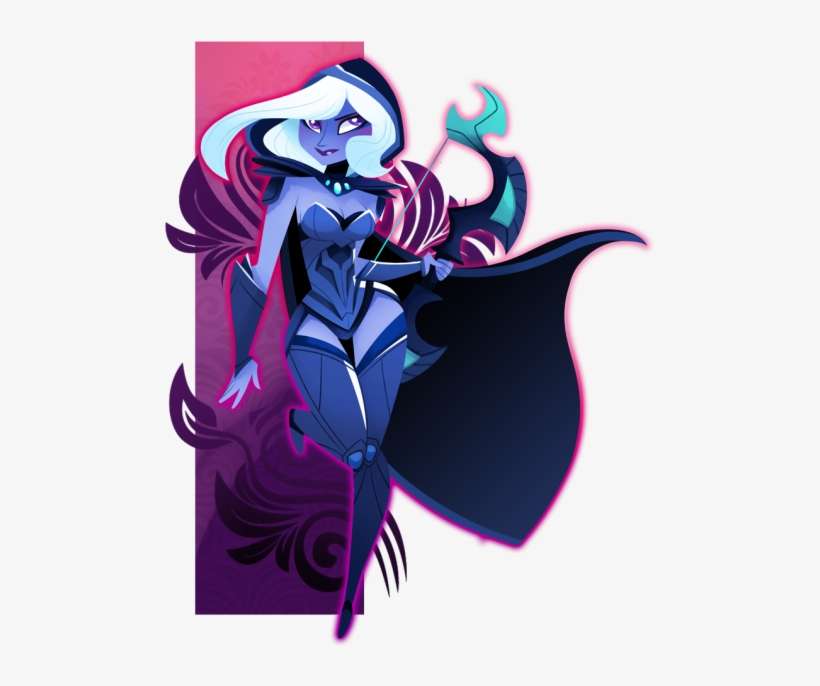 Drow Ranger Tumblr - Dota 2 Drow Ranger, transparent png download