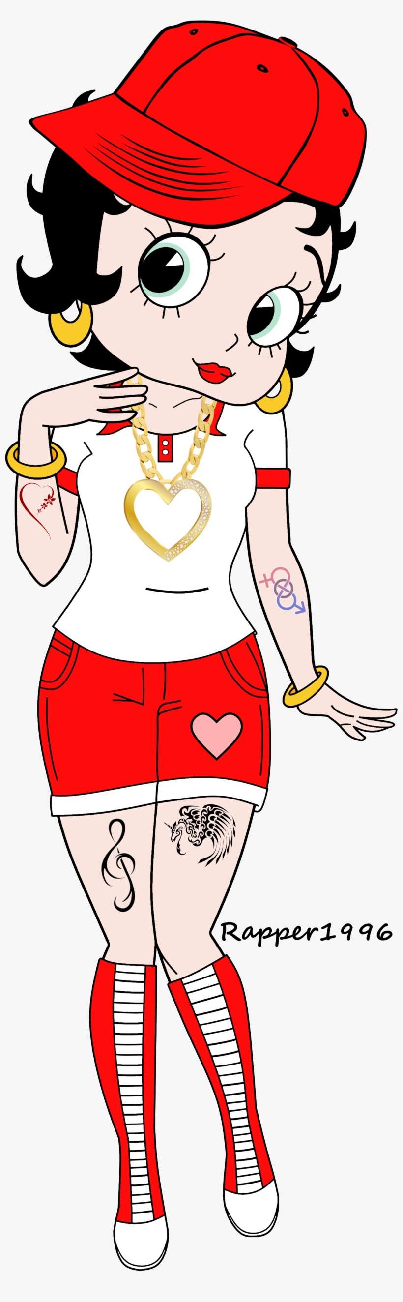 Betty Boop Anime Render Banner Black And White Download - Betty Boop Anime, transparent png download