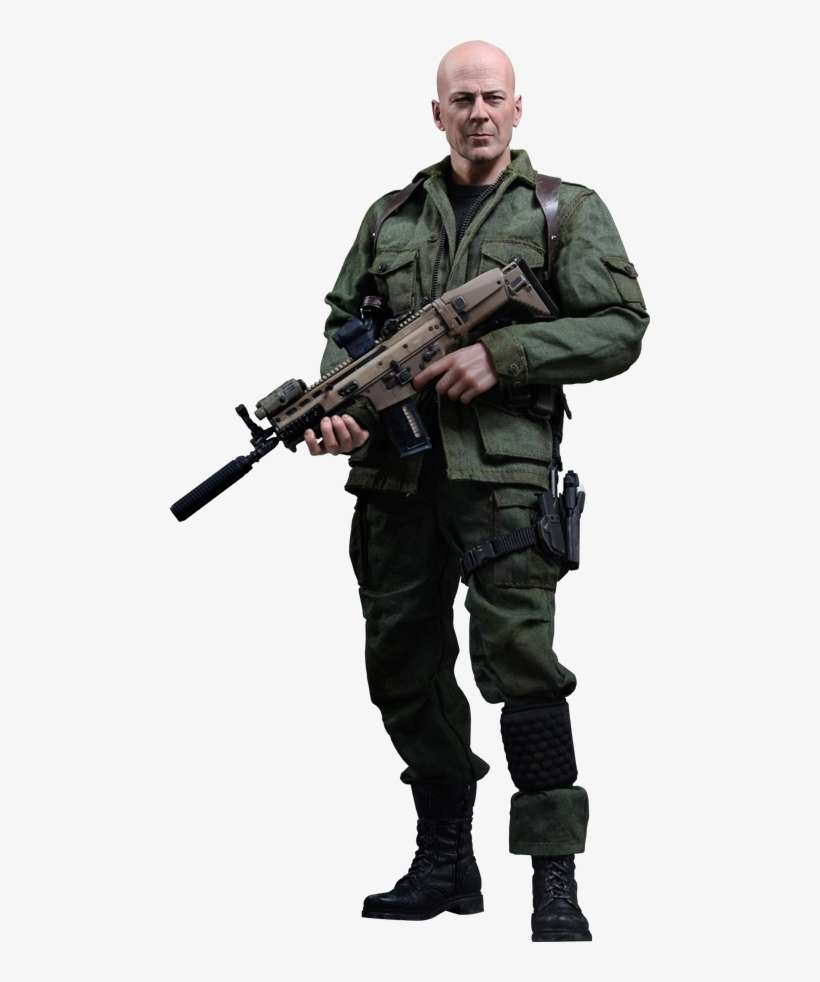 Hot Toys G - Hot Toys Bruce Willis Figure From G.i. Joe Retaliation, transparent png download