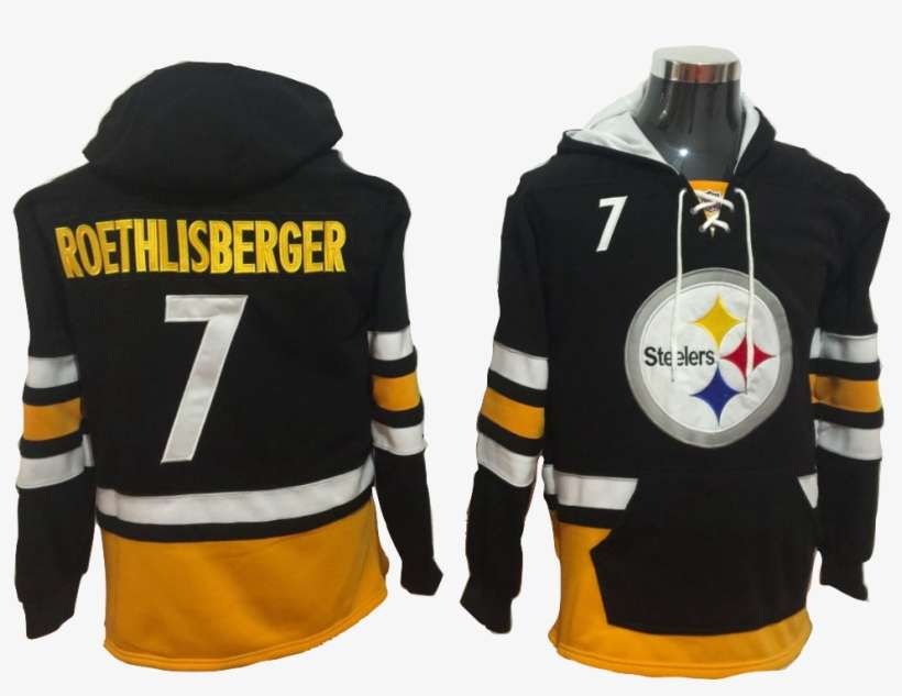 Pittsburgh Steelers Lacer - Pittsburgh Steelers Lacer - Le'veon Bell Black Pullover, transparent png download