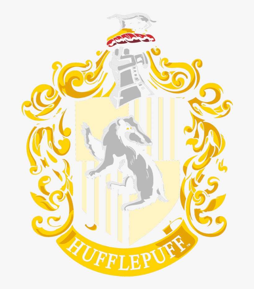 Harry Potter Hufflepuff Crest Juniors V Neck T Shirt - Wall Decal: Hufflepuff Crest - Harry Potter, transparent png download