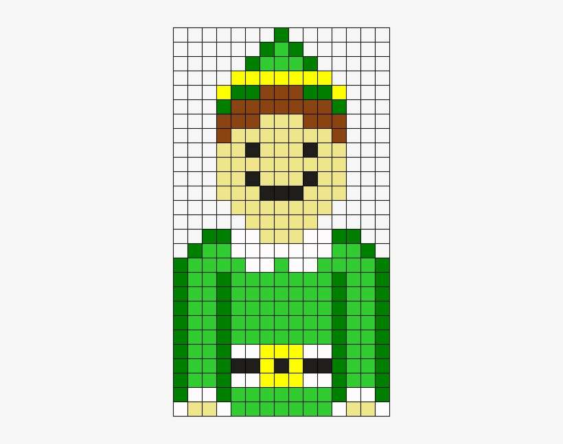 Buddy The Elf Perler Bead Pattern / Bead Sprite - Elf Perler Bead Pattern, transparent png download