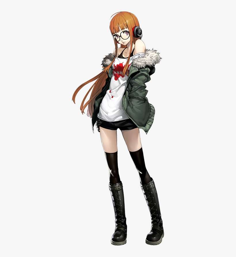 This Is A Pre-painted, 1/7th Scale Figure Of Futaba - Persona 5 Female Characters, transparent png download