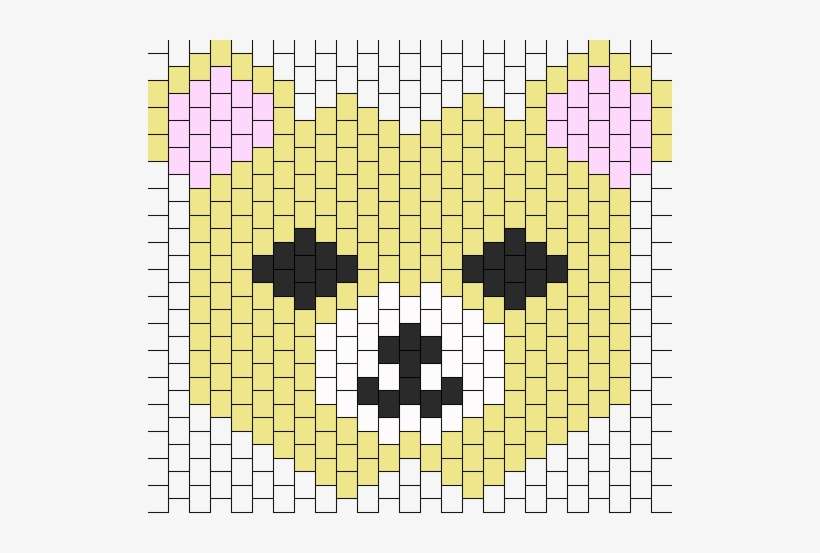 Korilakkuma Mask Bead Pattern - Mask, transparent png download