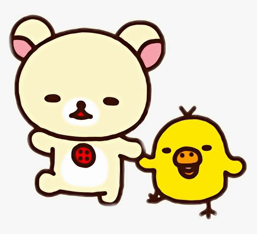 Better Together💕 Korilakkuma Kiiroitori Cute Kawaii - Korilakkuma Rilakkuma, transparent png download
