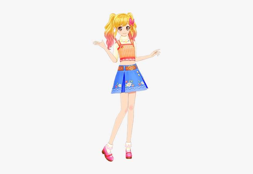 Sunny Casual Coord - Aikatsu Stars Rainbow Berry Parfait Chords, transparent png download
