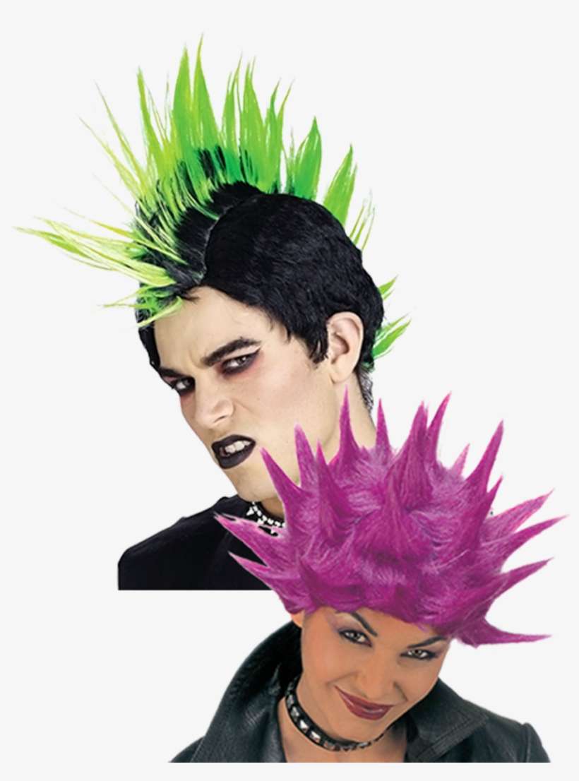 Crazy Hair - Sancto Neon Tekno 6cols Wig For Hair Accessory Fancy, transparent png download