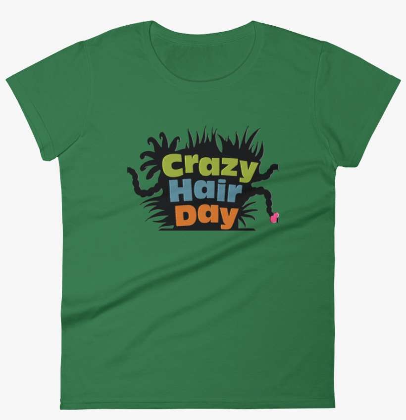 Crazy Hair Day Women's Short Sleeve T-shirt - Crazy Hair Day, transparent png download