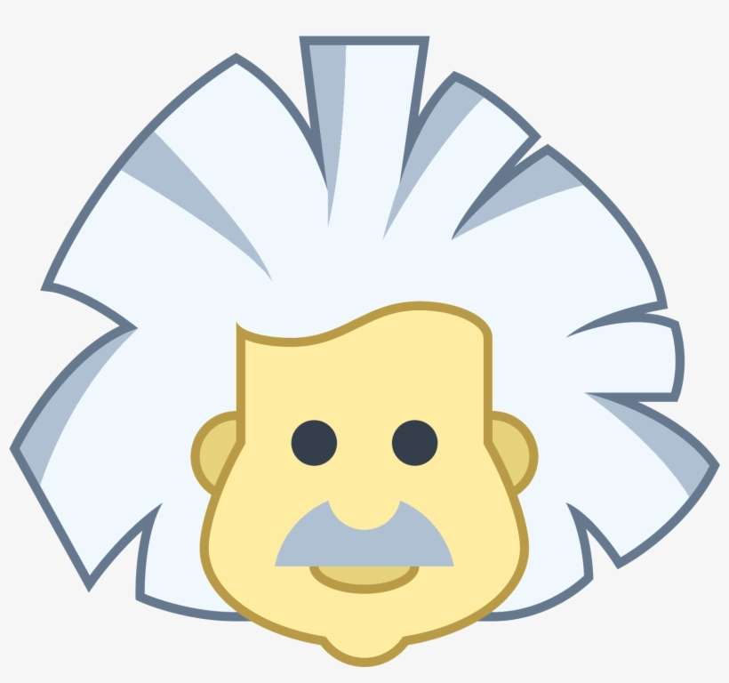 This Looks Like Einstein's Beautiful Face - Icon, transparent png download