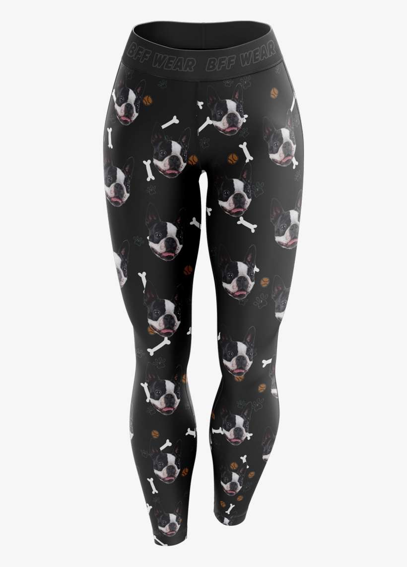 Custom Leggings Personalized Leggings Custom Photo - Leggings, transparent png download