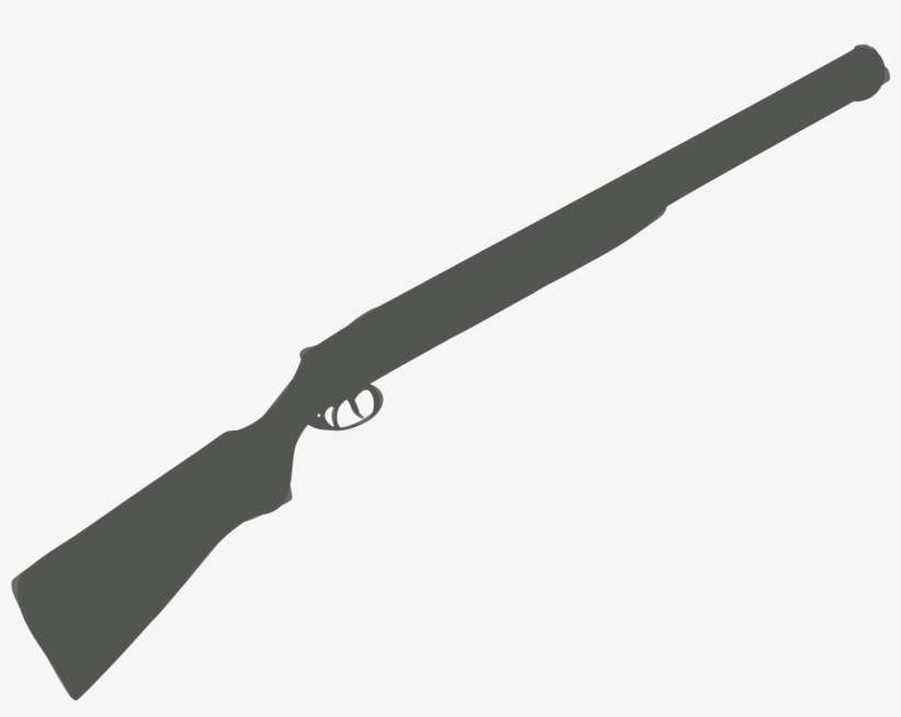 Shotgun Silhouette Png Clip - Clip Art, transparent png download