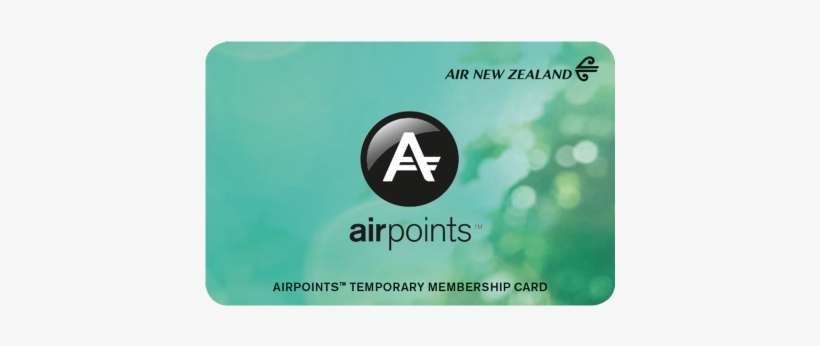Airpoints Temp Card - Air New Zealand, transparent png download