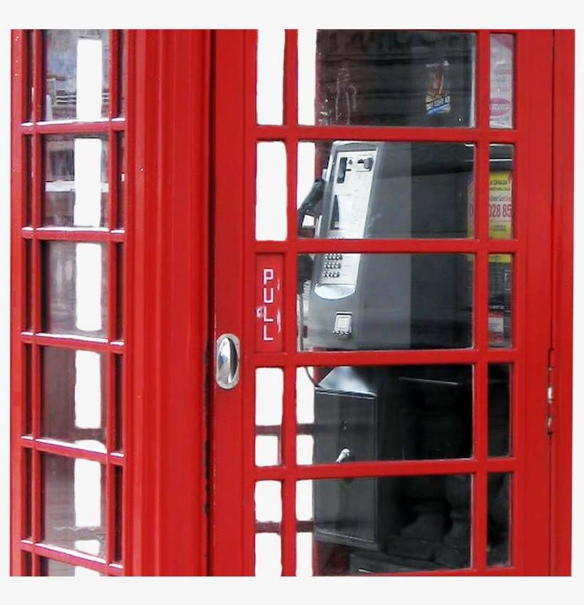Telephone Booth Png Transparent Image - Red Telephone Box Png, transparent png download