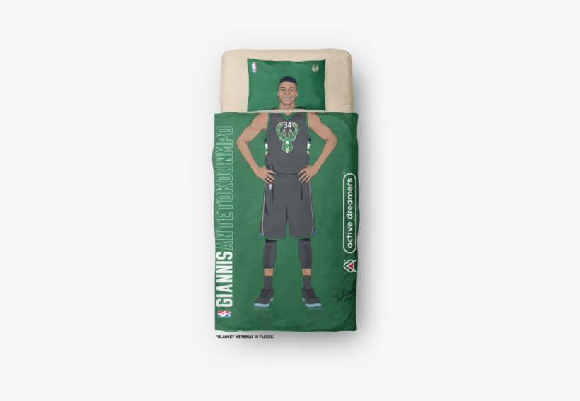 Giannis Antetokounmpo "signature Series" Blanket - Green Lantern, transparent png download