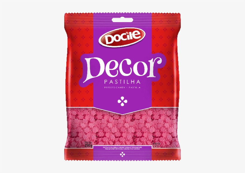 Decor Pastilha Flor Rosa 250g - Pastilha De Coração, transparent png download