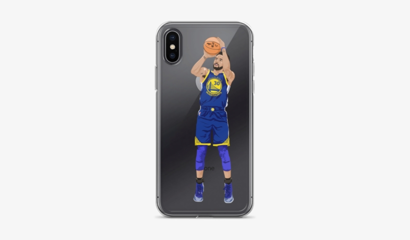 Stephen Curry Shooting Iphone Case - Golden State Warriors, transparent png download