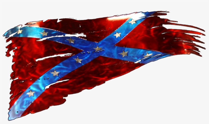 Rebel Flag Metal Art, transparent png download