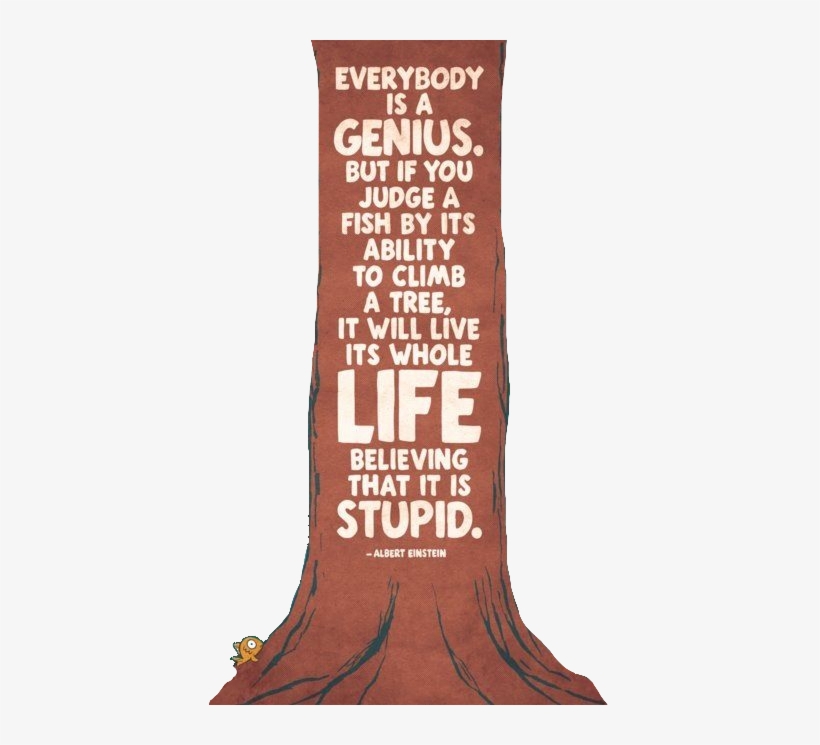 Transparent Hipster Tumblr - Everybody Is Genius But If You Judge, transparent png download