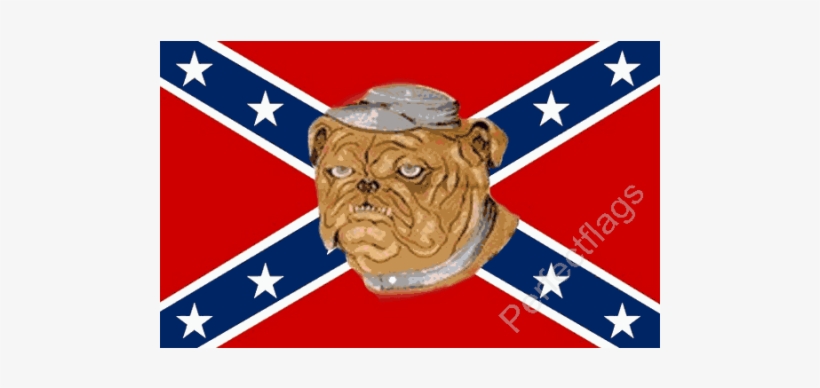 Rebel Bulldog Flag - Dont Tread On Me Rebel Flag, transparent png download