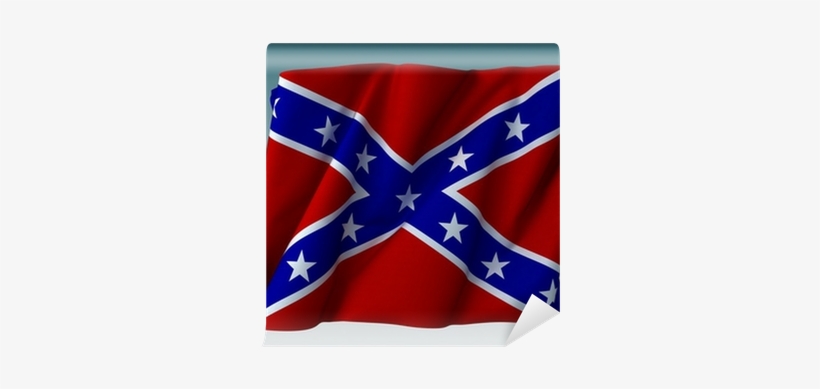 Confederate Flag Painting, transparent png download