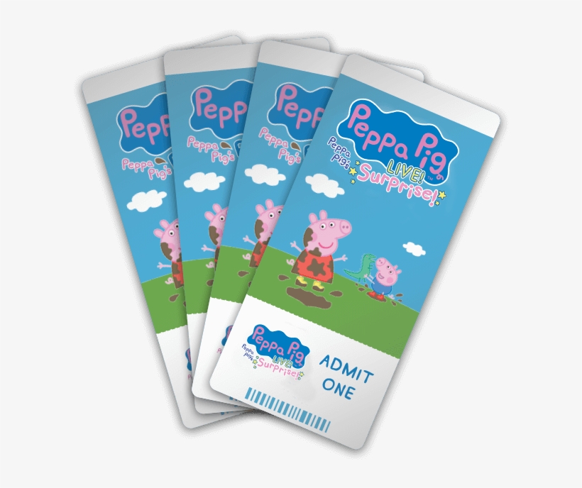 Peppa Pig Tickets - Peppa Pig, transparent png download