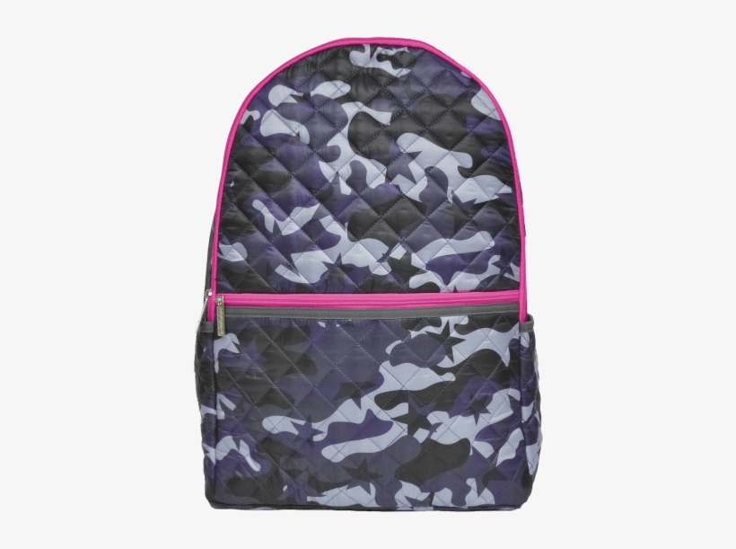 Midnight Blue Camo Backpack - Backpack, transparent png download