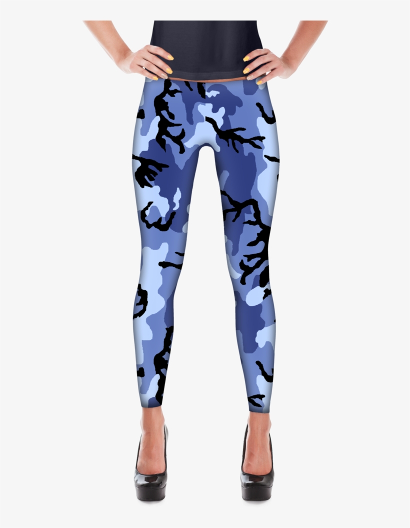 American Urban Blue Camo All-over Leggings - Oakland Raiders Legging Xl, transparent png download