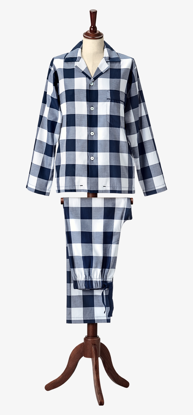 Blue Check Pajamas - Empire State Plaza, transparent png download