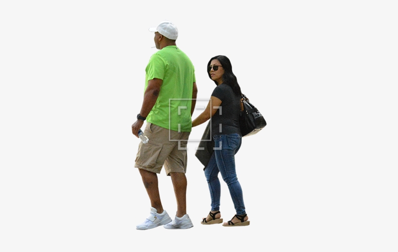 A Family In Shades Of Blue Enjoying Their Sunny Vacation - Standing, transparent png download