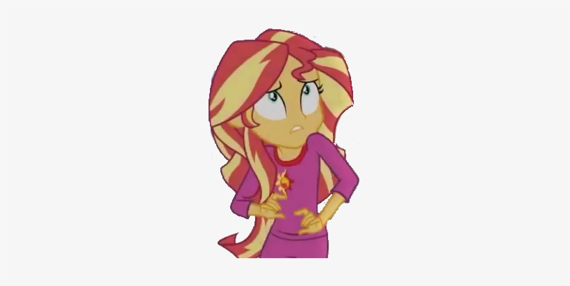 Clothes, Equestria Girls, Pajamas, Safe, Solo, Sunset - Sunset Shimmer Eqg Pjs, transparent png download