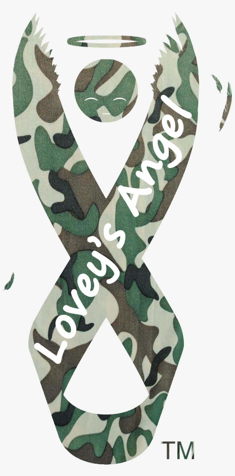 Lovey's Angel Logo Final Sp Trans Camo - Caregiver, transparent png download