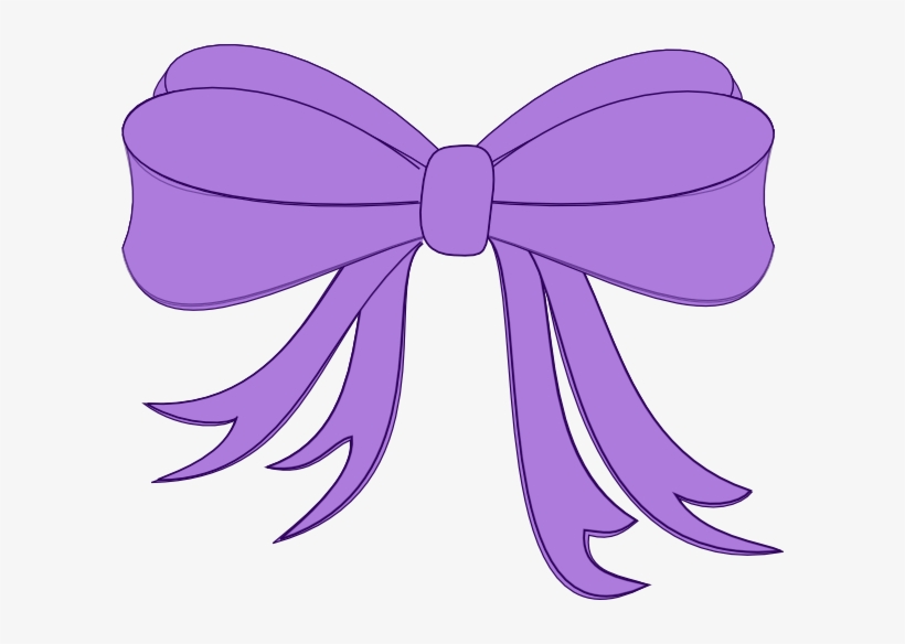 Christmas Purple Ribbon Icon, Png Clipart Image - Clip Art Of Ribbon, transparent png download