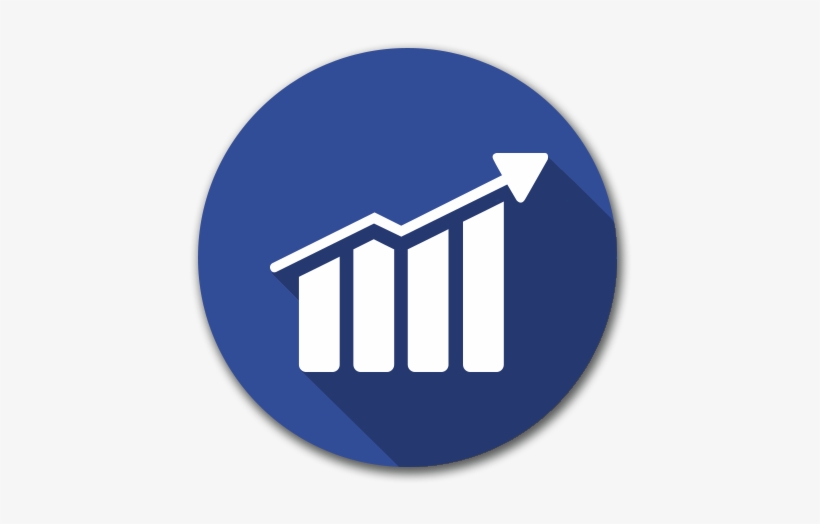 Line Chart Icon - Emblem, transparent png download