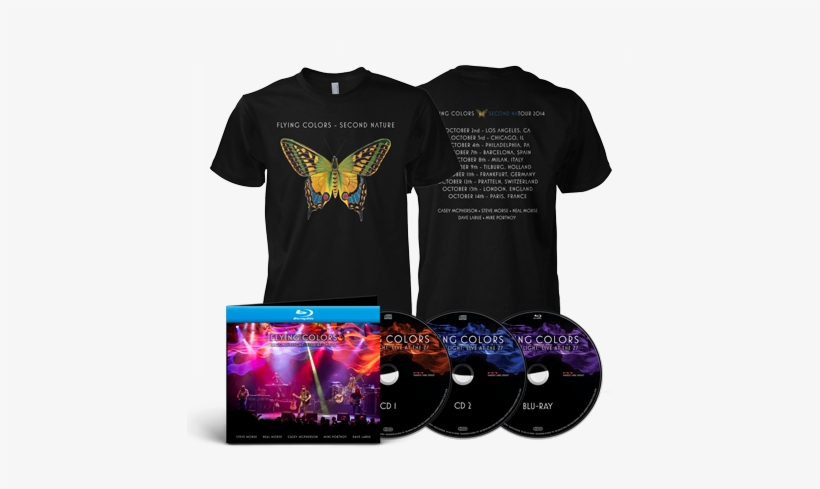 Flying Colors Seconf Flight Pack - Flying Colors - Second Flight: Live At The Z7 (3-cd), transparent png download