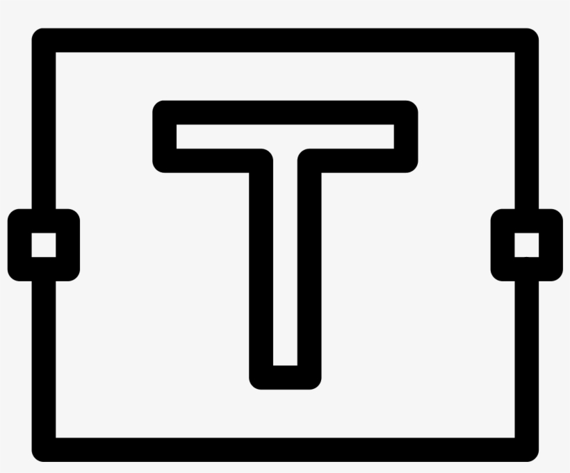 Icon Free Download And - Text Box Icon, transparent png download