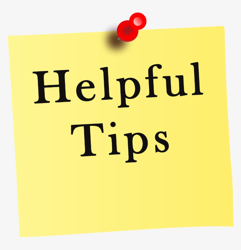 Sticky Note Helpful Tip - Illustration, transparent png download