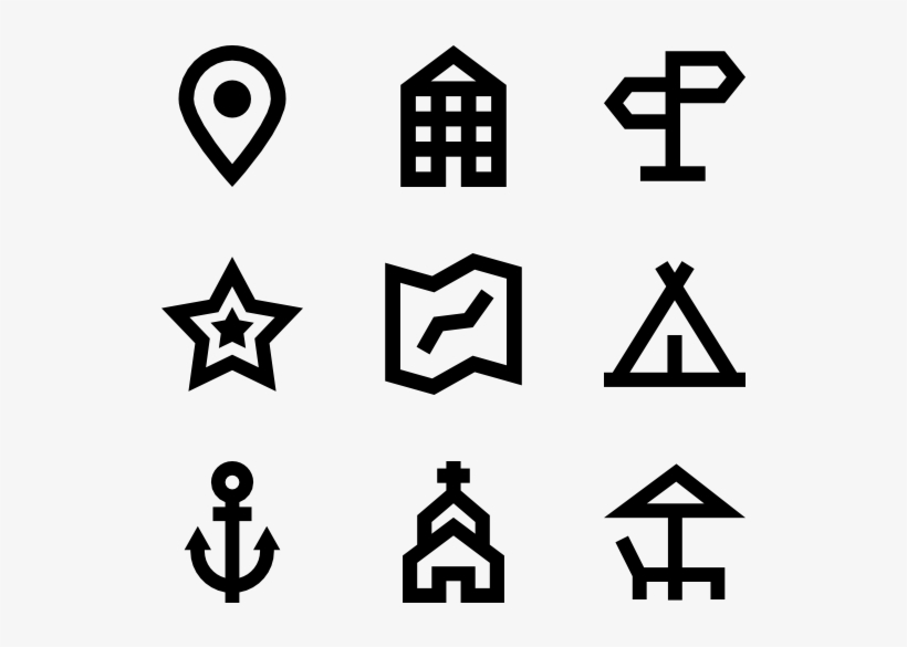 Filled Travel Elements - Tip Icon, transparent png download